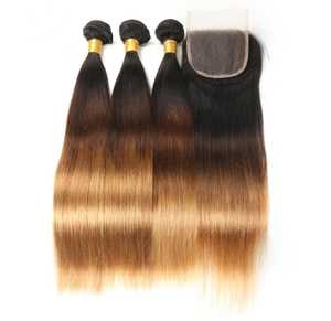 HAIR KING Extensions de cheveux naturels indiens non traités, double trame machine, lots de cheveux humains Remy originaux, soyeux, meilleures offres - Product Image 1