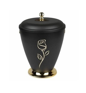 Urna de recuerdo de Metal de cerámica, suministros funerarios con acabado de esmalte blanco y diseño Simple, excelente calidad - Product Image 6