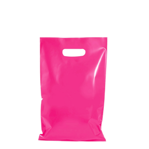 Conception de logo personnalisé imprimé LDPE/HDPE sac en plastique à poignée découpée, sac en plastique à poignée sac découpé à l'emporte-pièce - Product Image 4