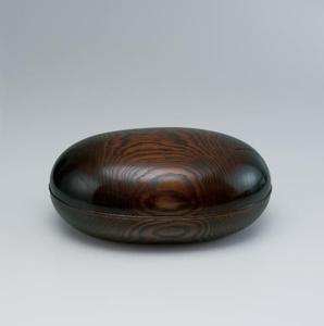 Mango de madera con caja de acabado natural oscuro con tapa para cocina hotel restaurante uso en Hotel madera cálida cazuela - Product Image 2