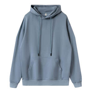 เสื้อฮู้ดดี้ผ้าฝ้ายฟลีซแฟชั่นใหม่ ทรงหลวม ไหล่ตก ผ้าฝ้าย 80% โพลีเอสเตอร์ 20% - Product Image 5