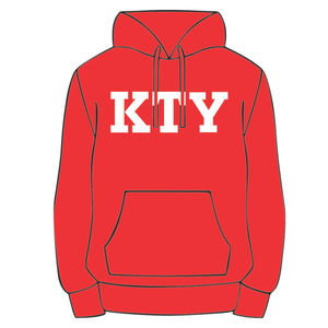 เสื้อฮู้ด KAP สีแดง ผ้าคอตตอนผสมพรีเมียม เสื้อผ้าสมาคมนักศึกษากรีก แบบสั่งทำพิเศษ Divine Nine HBCU เสื้อผ้าสไตล์กรีก ชีวิตนักศึกษา แนวสตรีทแวร์ - Product Image 2