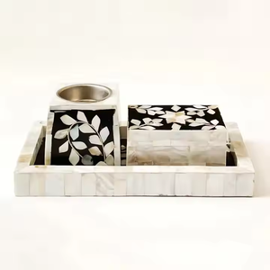 Quemador de incienso con Incrustaciones de nácar de lujo MOP Bakhoor Medkhan Mubkhar Quemadores al por mayor - Product Image 1