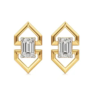 Pendientes de Diamantes Isolde Solitaire - Product Image 1