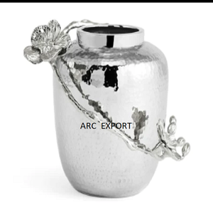 Nouvelle décoration moderne de la maison grand concepteur standard avec feuille de décoration forme ronde moderne fleur cas pour les fournisseurs de gros - Product Image 2