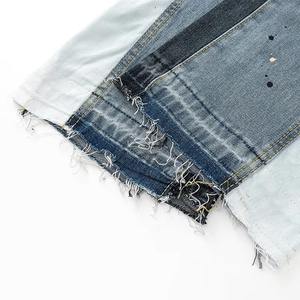 Jeans en denim pour hommes tendance, coupe personnalisée, tissu confortable et flexible, couture durable, lavage personnalisé, production en gros - Product Image 6