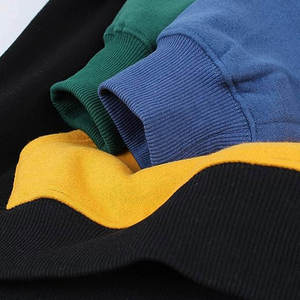 Sudadera con capucha de moda para hombres y mujeres Sudadera de bloque de color de alta calidad 100% algodón para invierno - Product Image 6
