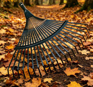 Ventes chaudes : Râteau à gazon professionnel léger en acier avec 22 dents et garantie de 3 ans pour un nettoyage rapide des feuilles dans la cour - Product Image 3