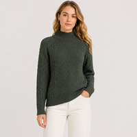 Pulls tendance en maille torsadée à manches longues en fil métallique pour filles – Nouveautés et Ventes Flash