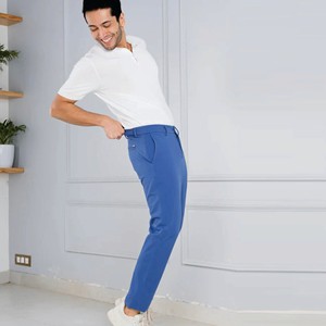 กางเกงสำหรับผู้ชายและผู้ชายกางเกงผ้าฝ้ายทอลายทแยงสินค้ามาใหม่ออกแบบได้ตามต้องการ - Product Image 6