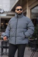 Veste d'hiver longue matelassée imperméable pour homme, coupe-vent avec fermeture éclair, idéale pour l'extérieur et le quotidien