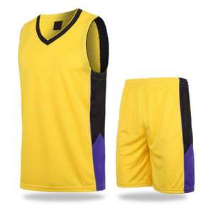 Esprit Sportswear personalizado sublimación Jersey conjunto impreso hombres chalecos BSCI verano Laker baloncesto Jersey pantalones cortos diseño personalizado - Product Image 4