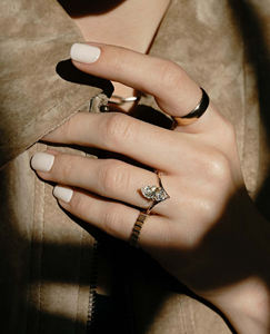 แหวนหมั้นเพชรโมอิส1.80กะรัตทำด้วยมือตัดโมอิสโมอิส VVS1สีโซลิเน็ตยาวปรับแต่งได้สีทองหรือสีเงิน - Product Image 5