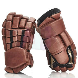 Gants de lacrosse de sport légers en cuir de haute qualité, protection UV, sangle de poignet réglable, couleurs personnalisées, lisses - Product Image 3