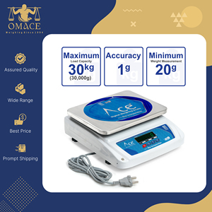 สามารถปรับแต่งได้สำหรับเครื่องชั่งน้ำหนักบนโต๊ะอิเล็กทรอนิกส์ดิจิตอล (SPR 240x300) -ความจุ30กก. จากผู้ผลิตอินเดีย - Product Image 6