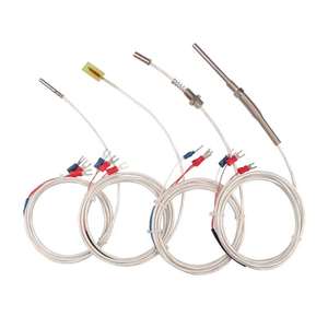 Sensor de Temperatura Pt100 de Silicona, Termopar RTD Industrial de 3 Cables, Sonda de Bajo Precio para Aplicaciones de Calefacción - Product Image 2