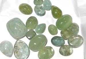 Aquamarine Loose Cabochons Bulk Wholesale Sale Green Smooth Polished <b>Natural</b> <b>Crystal</b> Jaipur Competitive Wholesale Price Lot - Product Image 2