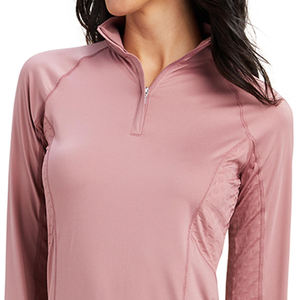 Venta al por mayor nuevas mujeres ecuestre superior caballo espectáculo camisa superior de manga larga de competición camisetas de equitación con logotipo personalizado - Product Image 3