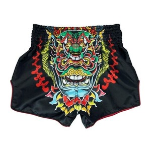 Top Diseño Personalizado Dragon Design Sparring Fairtex Artes Marciales Muay Thai Pantalones Cortos Fabricante Muay Thai - Product Image 4
