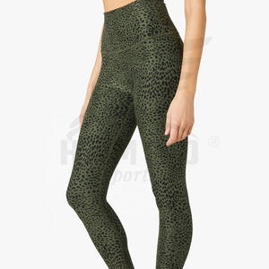 Leggings de fitness pour femmes taille haute personnalisés pour hommes Nouveau design Pantalon d'entraînement de gymnastique avec fermeture à la taille élastique respirante Motif solide - Product Image 1