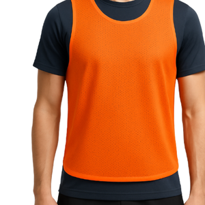 เสื้อกั๊กตาข่ายสำหรับฝึกซ้อมฟุตบอลและการฝึกซ้อมแบบทีมโลโก้ออกแบบได้ตามต้องการ - Product Image 5