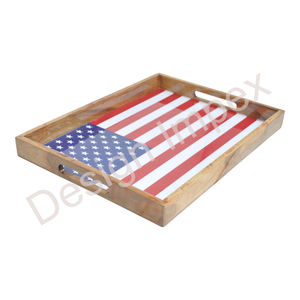 Bandeja para Servir Desayuno, Rectangular Grande, Bandejas Grandes de Uso Comercial Multiusos, Bandeja de Madera Desechable de Grado Alimenticio - Product Image 2