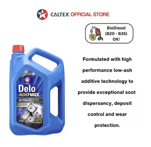 CALTEX Delo 400 MGX 15W-40 Huile diesel minérale certifiée CJ-4 Lubrifiant moteur 5L à usage intensif pour tracteurs agricoles - Product Image 2