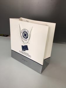 Sacs de transport personnalisés imprimés en offset, écologiques, recyclables et élégants pour l'emballage de boutiques (vente en gros) - Product Image 4