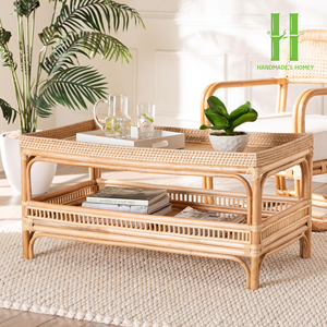 Mesa de Centro Redonda de Ratán Tejido Moderno Hecha en Vietnam, Materiales Ecológicos, Muebles para el Hogar, Decoración del Hogar, Venta al por Mayor - Product Image 6