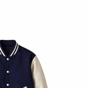 Vestes de baseball de style universitaire américain avec broderie personnalisée, col montant, imperméables, coupe-vent, 100% laine - Product Image 3