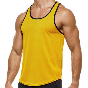 <b>Men's</b> Gym Workout <b>Singlet</b> Custom Design Fitness Tank Tops Breathable Spandex 3D Pattern Muscle Fit <b>Singlet</b> - Product Image 1