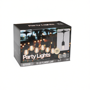 Guirnalda de Luces LED Koopman PARTY LIGHTS LG1000010 de 750 cm con 10 Luces Brillantes, Clasificación IP44 para Decoración de Fiestas al Aire Libre - Product Image 2