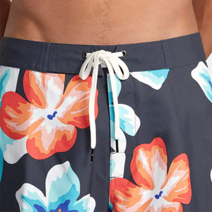 Nouveau meilleur vente hommes été personnalisé couleur unie Shorts de plage hommes à séchage rapide natation décontracté hommes Shorts - Product Image 5