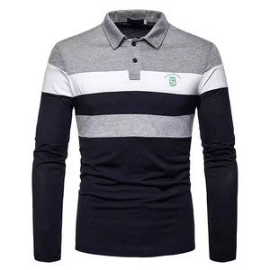 Camiseta Polo de Manga Larga para Hombre de Marca Privada, Tejido Transpirable y Cómodo, Camiseta Polo Extra Grande para Hombre - Product Image 1
