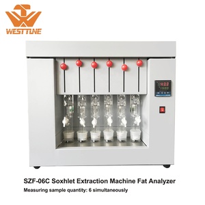 Máquina de Extracción Soxhlet de Laboratorio WESTTUNE SZF-06C, Analizador de Grasa para Instrumentos de Material de Silicio 2569W, 1 Año de Garantía - Product Image 2