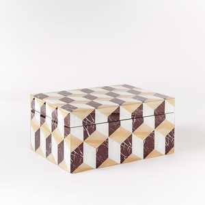 Joyero de madera con incrustaciones de hueso hecho a mano de alta calidad al mejor precio cajas de bambú Premium con buen color - Product Image 3