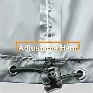 Chaqueta de exterior impermeable de alta calidad, chaquetas cortavientos impermeables con logotipo personalizado, chaquetas de talla grande para hombre - Product Image 3