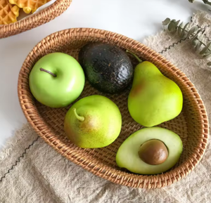 ชามใส่ผลไม้อเนกประสงค์ทำจากไม้ไผ่สานด้วยมือเป็นมิตรกับสิ่งแวดล้อมสำหรับเก็บอาหารขนมปังผักไม่เหมือนใคร - Product Image 3