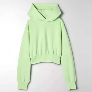 Conjunto Deportivo con Capucha para Mujer, Color Sólido, Ligero, de Algodón, Casual, Manga Corta, Pantalones Cortos, Manga Larga, Corte Holgado, Ropa de Primavera - Product Image 2