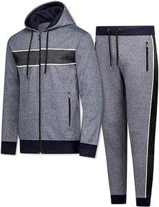 Survêtements pour hommes de haute qualité à la mode maille passepoil fermeture éclair et col rond conception grande taille en gros personnalisé à grand prix pour l'hiver - Product Image 1