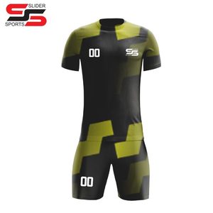 Vente en gros d'uniformes personnalisés avec impression par sublimation ensemble de vêtements de sport maillot de football d'entraînement d'équipe maillots de football originaux - Product Image 5