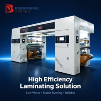 Machine de laminage sans solvant de 1250 mm avec commande servo pour film d'emballage flexible