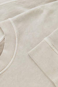 Ras du cou personnalisé poids lourd 350 400 480 Gsm col rond plaine sweats épais blanc surdimensionné coton bouton hommes sweats à capuche - Product Image 3