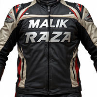 Veste en cuir de course de moto de qualité AA | Armure de niveau CE 2 | Cuir de vache véritable | Vente en gros de motard de sport