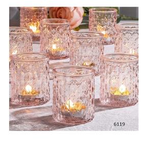Votive <b>Tealight</b> Clear Glass Candle <b>Holder</b> for Wedding Decor Table Showpiece Home Decor and Holiday Decor Table Showpieces - Product Image 4