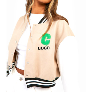 Letterman-Vêtements de rue pour femmes, veste universitaire en tissu respirant pour femmes - Product Image 2