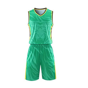 Color personalizado Precio razonable Sublimación Uniforme de baloncesto Respetuoso con el medio ambiente Selección superior Mejor artículo Uniforme de baloncesto - Product Image 3