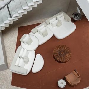 Meubles de salon de luxe, canapé modulaire <span class=keywords><strong>Baco</strong></span>, ensemble de canapés sectionnels en forme de U, canapé en tissu nuage, canapé design pour la maison, villa - Product Image 4