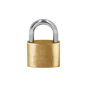 Lucchetto in Ottone ad Arco Normale con Chiavi Uguali 40 mm N. 1 Resistente per Impieghi Gravosi - Product Image 1