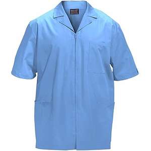 ชุดยูนิฟอร์มโรงพยาบาลผ้าเดนิมระบายอากาศดี ขายดีอันดับต้นๆ ชุดสครับแพทย์แบบมีซิป ชายหญิง สกรีนโลโก้ได้ แขนสั้น ชุดยูนิฟอร์มพยาบาล - Product Image 6